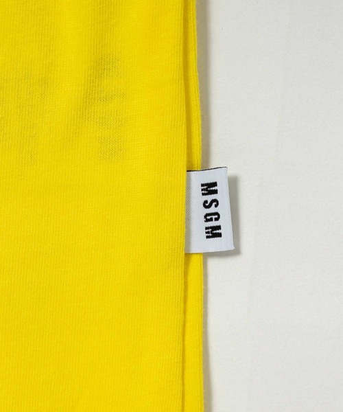 MSGM（エムエスジーエム）の「MSGM(エムエスジーエム)Baby ブランドロゴ半袖Tシャツカットソー（Tシャツ/カットソー・キッズ・ホワイト/イエロー/レッド/ピンク/ブルー・9M/12M/18M/24M/36M）」の21枚目の写真
