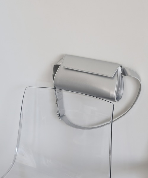 select MOCA(セレクトモカ)の「お気に入り3万件突破!ベルトショルダー横長バッグ(ショルダーバッグ・レディース・カーキ/ブラック/アイボリー/ブラウン/シルバー・FREE)」の22枚目の写真