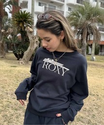 LUCKY BAY/ロキシー胸ブランドロゴスウェットクルー