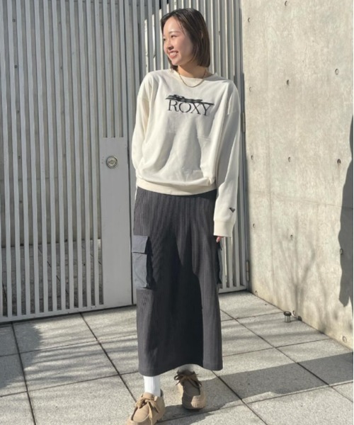 ROXY(ロキシー)の「LUCKY BAY/ロキシー胸ブランドロゴスウェットクルー(スウェット・レディース・ホワイト/ブラック/レッド・MEDIUM/LARGE/SMALL)」の7枚目の写真