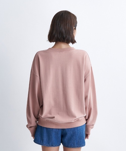 ROXY(ロキシー)の「LUCKY BAY/ロキシー胸ブランドロゴスウェットクルー(スウェット・レディース・ホワイト/ブラック/レッド・MEDIUM/LARGE/SMALL)」の4枚目の写真