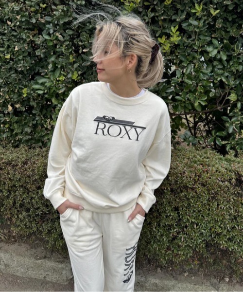 ROXY(ロキシー)の「LUCKY BAY/ロキシー胸ブランドロゴスウェットクルー(スウェット・レディース・ホワイト/ブラック/レッド・MEDIUM/LARGE/SMALL)」の14枚目の写真