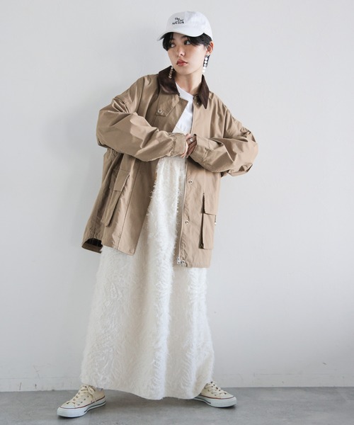 RAGEBLUE（レイジブルー）の「2WAYハンティングジャケット/ミリタリーベスト（ミリタリージャケット・レディース・ブラック/オリーブ/ベージュ・FREE）」の18枚目の写真