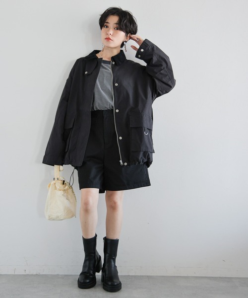 RAGEBLUE（レイジブルー）の「2WAYハンティングジャケット/ミリタリーベスト（ミリタリージャケット・レディース・ブラック/オリーブ/ベージュ・FREE）」の15枚目の写真