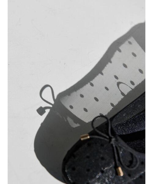 AMERICAN HOLIC(アメリカンホリック)の「【整履き】チュールドットパンプス(パンプス・レディース・ブラック・S/M/L)」の10枚目の写真