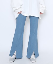 フロントスリットフレアパンツ