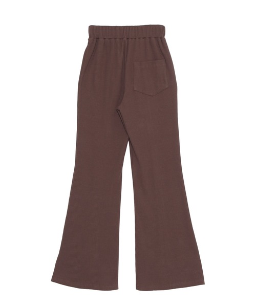 PUNYUS（プニュズ）の「フロントスリットフレアパンツ（その他パンツ・レディース・ブラック/オフホワイト/ブラウン/サックスブルー/グレー/パープル/ブルー・1/2/4/3）」の21枚目の写真