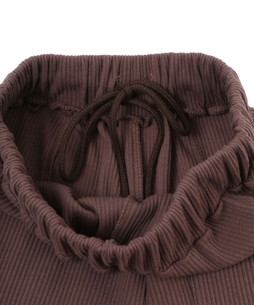 PUNYUS（プニュズ）の「フロントスリットフレアパンツ（その他パンツ・レディース・ブラック/オフホワイト/ブラウン/サックスブルー/グレー/パープル/ブルー・1/2/4/3）」の12枚目の写真