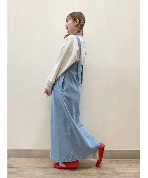 Right-on（ライトオン）の「【BETTY】フロッキースウェット（スウェット・レディース・グレー/ブラック・M/L）」の9枚目の写真