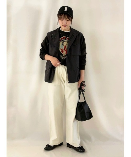 Right-on（ライトオン）の「【BETTY】フロッキースウェット（スウェット・レディース・グレー/ブラック・M/L）」の20枚目の写真