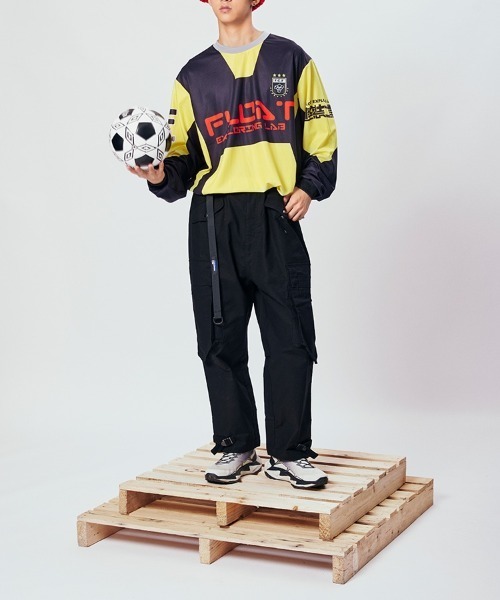 LIDNM（リドム）の「Embroidery Trousers by Julien Villevoye