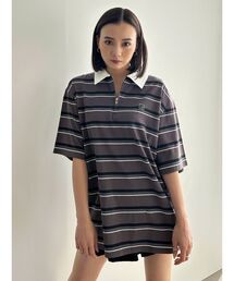 EMODA | 【WEB限定】オーバーカラージップTシャツ(Tシャツ/カットソー)