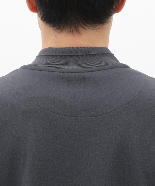 EDIFICE（エディフィス）の「ツイル ジャージー ボンバージャケット（MA-1・メンズ・グレー/ブラック/チョコ・MEDIUM/LARGE）」の10枚目の写真