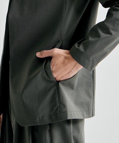 ATTACHMENT アタッチメント ノーカラージャケット ATTACHMENT ジャケット ノーカラージャケット 「ATTACHMENT
