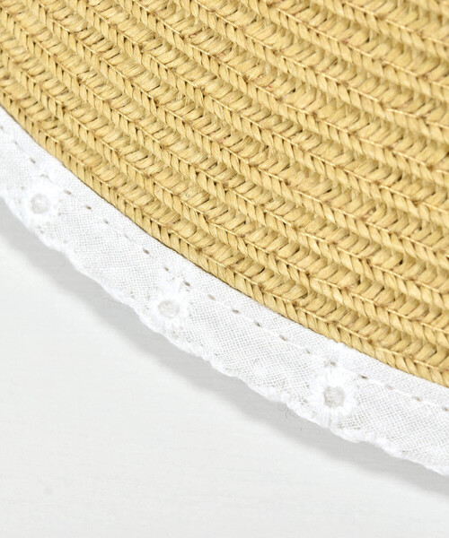 BeBe（ベベ）の「ペーパーブレードリボンハット(48~56cm)（ハット・キッズ・ベージュ・XS/L/M/S）」の8枚目の写真