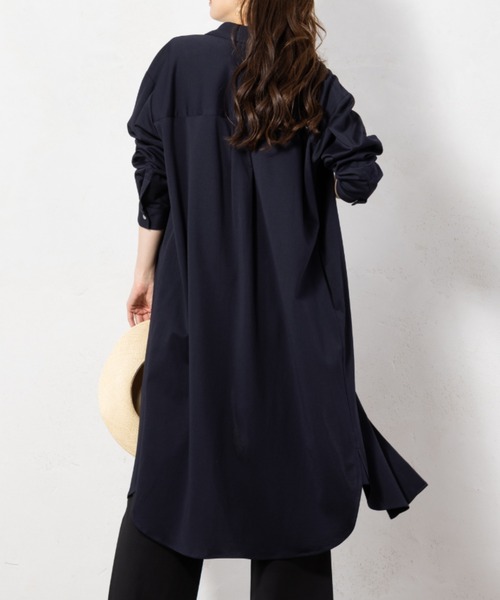 AUXIA.TRUNK 五分袖　ワンピース　ネイビー　1回使用　XS AUXIA.TRUNK 五分袖 ワンピース ネイビー 1回使用 XS UV/吸水速乾》