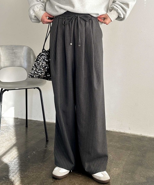 セール】【新色追加/5サイズ展開】上品見え！ダブルタックワイド