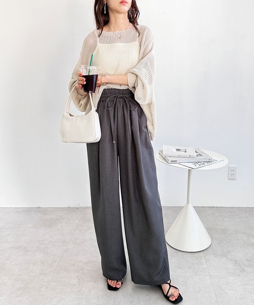 セール】【新色追加/5サイズ展開】上品見え！ダブルタックワイド