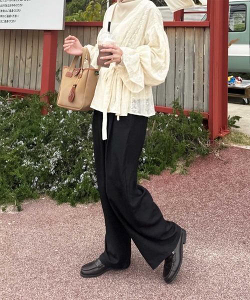 パンツ rara GeeRA｜オンオフ着られる!カーブパンツ | Rakuten Fashion(楽天