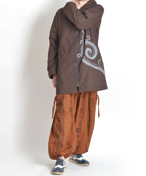 MARAI(マーライ)の「【MARAI】タイパンツ アジアンエスニック サルエルカーゴパンツ(カーゴパンツ・メンズ・ブルー/ブラウン系/ブラウン/カーキ系/チャコール/イエロー系/H/G・FREE)」の12枚目の写真