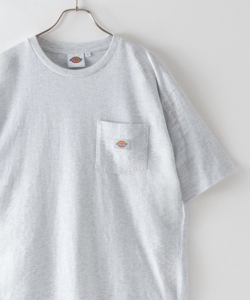Dickies(ディッキーズ)の「Dickies ポケット付き無地半袖Tシャツ(Tシャツ/カットソー・メンズ・ブラック/ホワイト/グリーン/チャコールグレー/グレー・S/M/XXL/XL/L)」の4枚目の写真