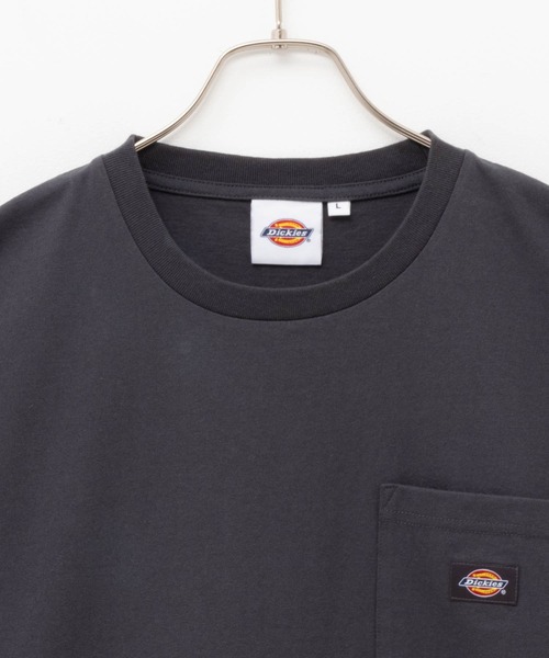 Dickies(ディッキーズ)の「Dickies ポケット付き無地半袖Tシャツ(Tシャツ/カットソー・メンズ・ブラック/ホワイト/グリーン/チャコールグレー/グレー・S/M/XXL/XL/L)」の6枚目の写真