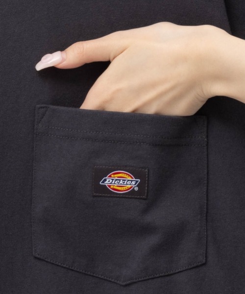 Dickies(ディッキーズ)の「Dickies ポケット付き無地半袖Tシャツ(Tシャツ/カットソー・メンズ・ブラック/ホワイト/グリーン/チャコールグレー/グレー・S/M/XXL/XL/L)」の9枚目の写真