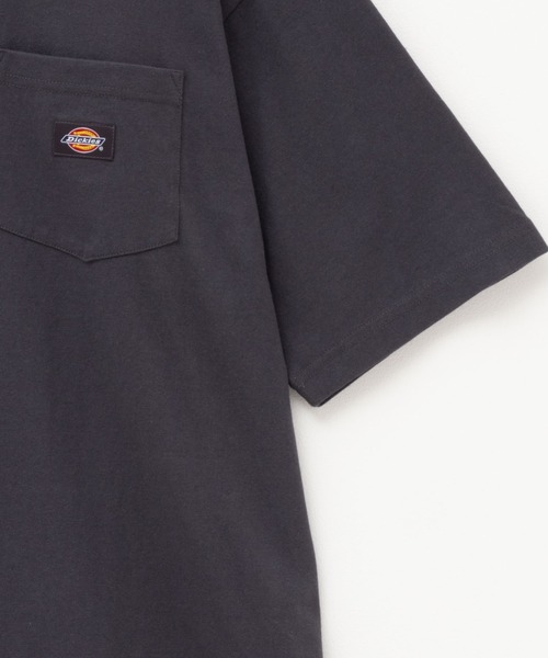 Dickies(ディッキーズ)の「Dickies ポケット付き無地半袖Tシャツ(Tシャツ/カットソー・メンズ・ブラック/ホワイト/グリーン/チャコールグレー/グレー・S/M/XXL/XL/L)」の17枚目の写真