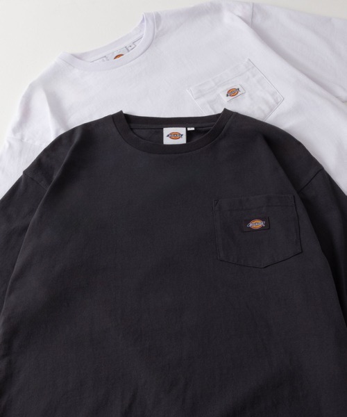 Dickies(ディッキーズ)の「Dickies ポケット付き無地半袖Tシャツ(Tシャツ/カットソー・メンズ・ブラック/ホワイト/グリーン/チャコールグレー/グレー・S/M/XXL/XL/L)」の11枚目の写真