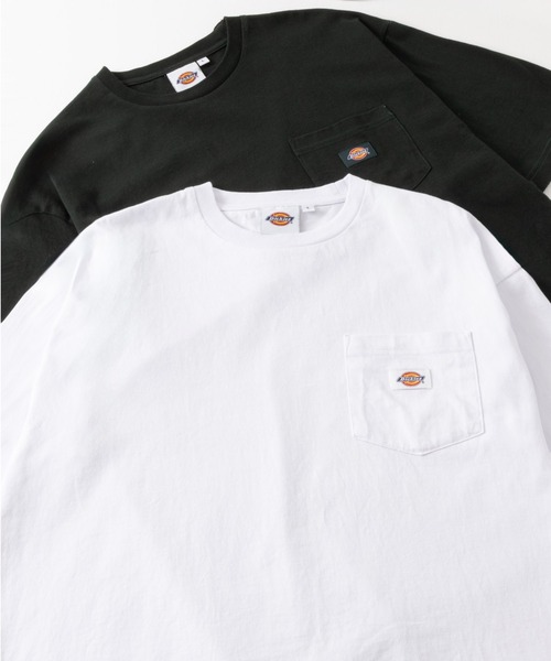 Dickies(ディッキーズ)の「Dickies ポケット付き無地半袖Tシャツ(Tシャツ/カットソー・メンズ・ブラック/ホワイト/グリーン/チャコールグレー/グレー・S/M/XXL/XL/L)」の12枚目の写真