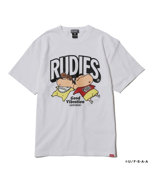 RUDIE'S（ルーディーズ）の「RUDIE'SxCRAYON SHINCHAN NAP TEE/ ルーディーズ×クレヨンしんちゃん ナップ Tシャツ（Tシャツ/カットソー・メンズ・ブラック/ホワイト・L/M/S/XXL/XL）」の7枚目の写真