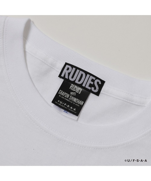 RUDIE'S（ルーディーズ）の「RUDIE'SxCRAYON SHINCHAN NAP TEE/ ルーディーズ×クレヨンしんちゃん ナップ Tシャツ（Tシャツ/カットソー・メンズ・ブラック/ホワイト・L/M/S/XXL/XL）」の9枚目の写真
