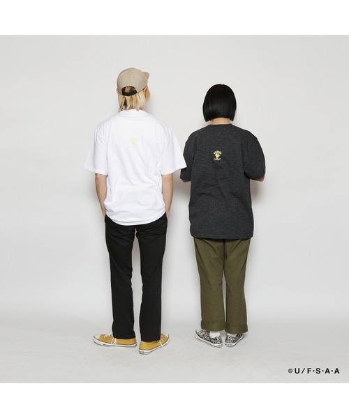 RUDIE'S（ルーディーズ）の「RUDIE'SxCRAYON SHINCHAN NAP TEE/ ルーディーズ×クレヨンしんちゃん ナップ Tシャツ（Tシャツ/カットソー・メンズ・ブラック/ホワイト・L/M/S/XXL/XL）」の6枚目の写真