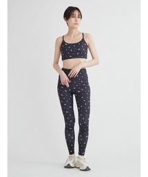 emmi（エミ）の「【emmi yoga】ミニフラワーUVカットレギンス