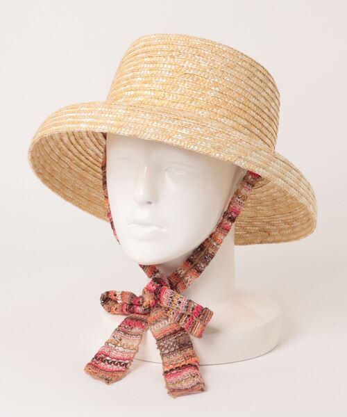 チャイハネ（チャイハネ）の「【チャイハネ】シュナロングリボンハット（ハット・レディース・ベージュ/ブラウン・FREE）」の6枚目の写真