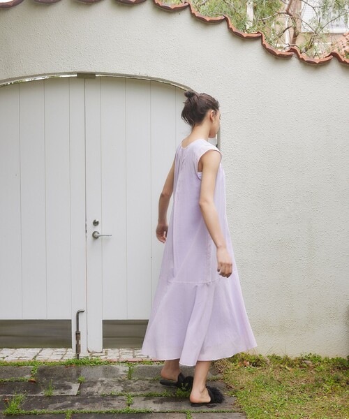 新品タグ付】＜EMMEL REFINES＞EM シフォン 2WAY ワンピース EMMEL