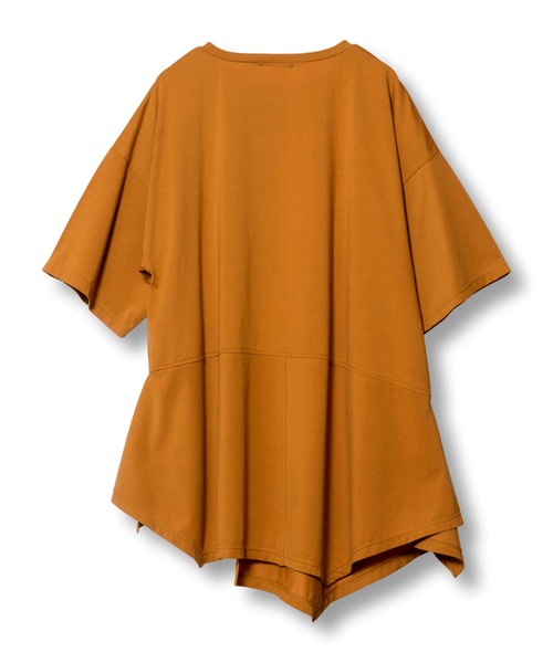 【セール】イレギュラーヘムTシャツ（Tシャツ/カットソー）｜OSMOSIS（オズモーシス）