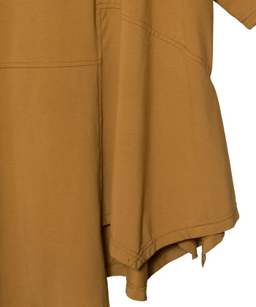 【セール】イレギュラーヘムTシャツ（Tシャツ/カットソー）｜OSMOSIS（オズモーシス）