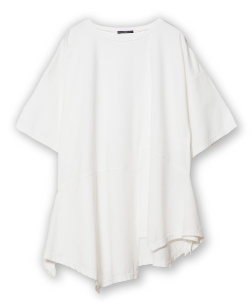 【セール】イレギュラーヘムTシャツ（Tシャツ/カットソー）｜OSMOSIS（オズモーシス）