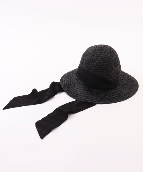 NOLLEY’S Sophi（ノーリーズソフィ）の「スカシブレードダウンハット（ハット・レディース・ブラック/ベージュ・FREE）」の4枚目の写真