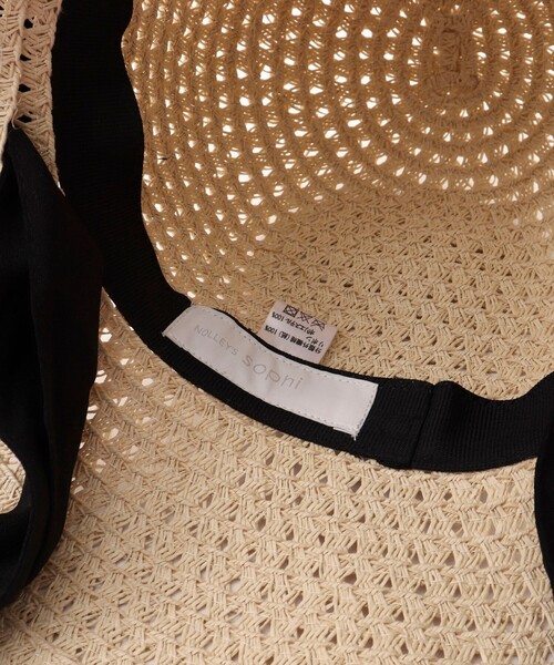 NOLLEY’S Sophi（ノーリーズソフィ）の「スカシブレードダウンハット（ハット・レディース・ブラック/ベージュ・FREE）」の9枚目の写真