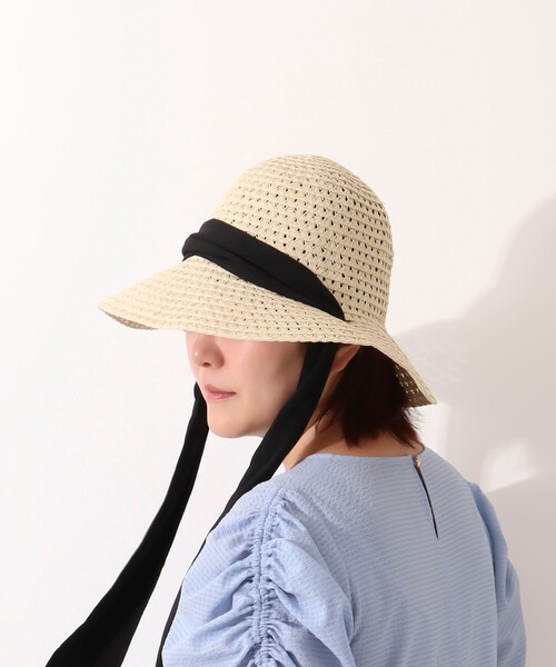 NOLLEY’S Sophi（ノーリーズソフィ）の「スカシブレードダウンハット（ハット・レディース・ブラック/ベージュ・FREE）」の17枚目の写真
