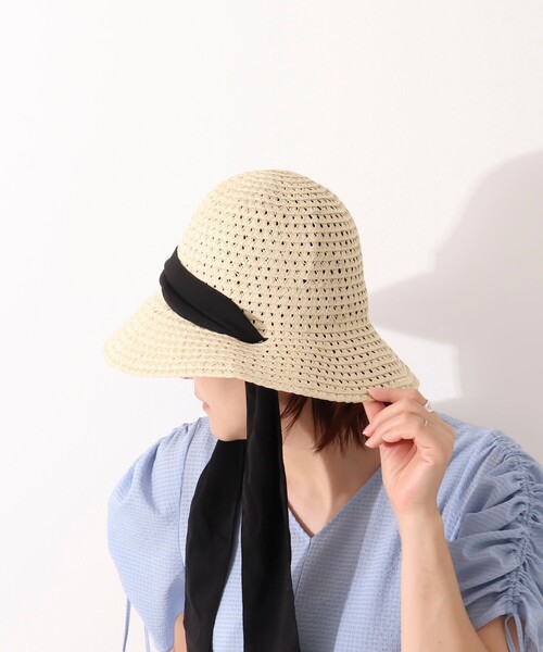 NOLLEY’S Sophi（ノーリーズソフィ）の「スカシブレードダウンハット（ハット・レディース・ブラック/ベージュ・FREE）」の18枚目の写真