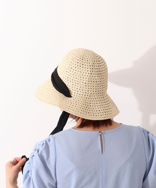 NOLLEY’S Sophi（ノーリーズソフィ）の「スカシブレードダウンハット（ハット・レディース・ブラック/ベージュ・FREE）」の19枚目の写真