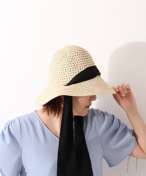NOLLEY’S Sophi（ノーリーズソフィ）の「スカシブレードダウンハット（ハット・レディース・ブラック/ベージュ・FREE）」の21枚目の写真