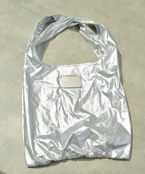 Chico（チコ）の「メタリックロゴマルシェトート（トートバッグ・レディース・ブルー/シルバー/ピンク/ホワイト/ネイビー・FREE）」の22枚目の写真