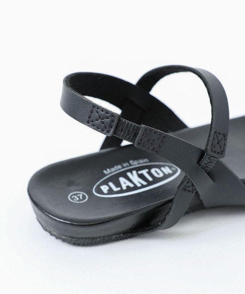 PLAKTON（プラクトン）の「BARNYARDSTORM / PLAKTON(プラクトン) / バックストラップサンダル（サンダル・レディース・ベージュ/ブラック・36/38/37）」の10枚目の写真
