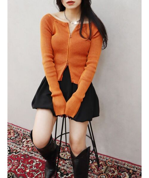 EVRIS（エヴリス）の「バルーンミニスカート（スカート・レディース・グレー/ブラック・MEDIUM/SMALL）」の18枚目の写真