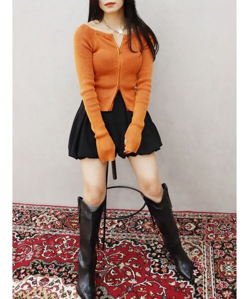 EVRIS（エヴリス）の「バルーンミニスカート（スカート・レディース・グレー/ブラック・MEDIUM/SMALL）」の19枚目の写真