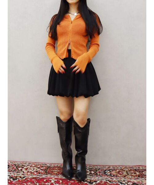 EVRIS（エヴリス）の「バルーンミニスカート（スカート・レディース・グレー/ブラック・MEDIUM/SMALL）」の20枚目の写真